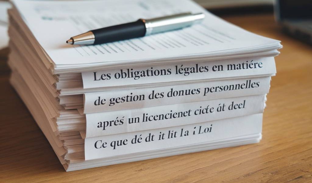Les obligations légales en matière de gestion des données personnelles après un licenciement : ce que dit la loi.
