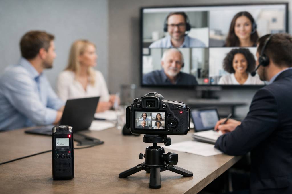 Les obligations légales liées à l’enregistrement des réunions présentielles et visioconférences en entreprise en 2024
